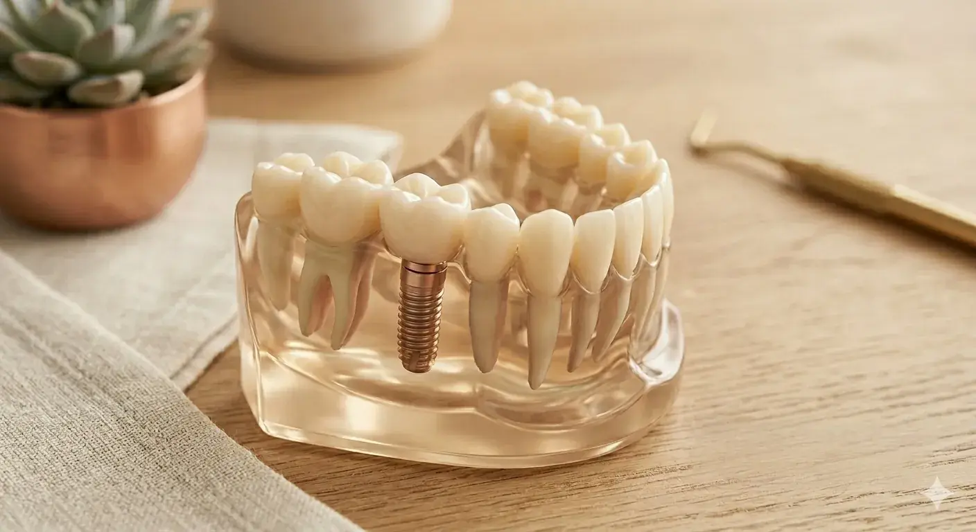 Dental implants — titanium implantology