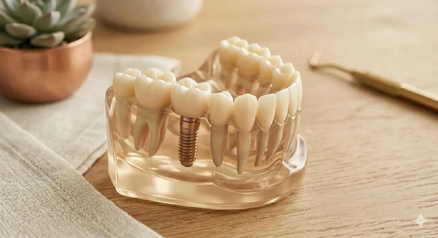 Dental implants — titanium implantology